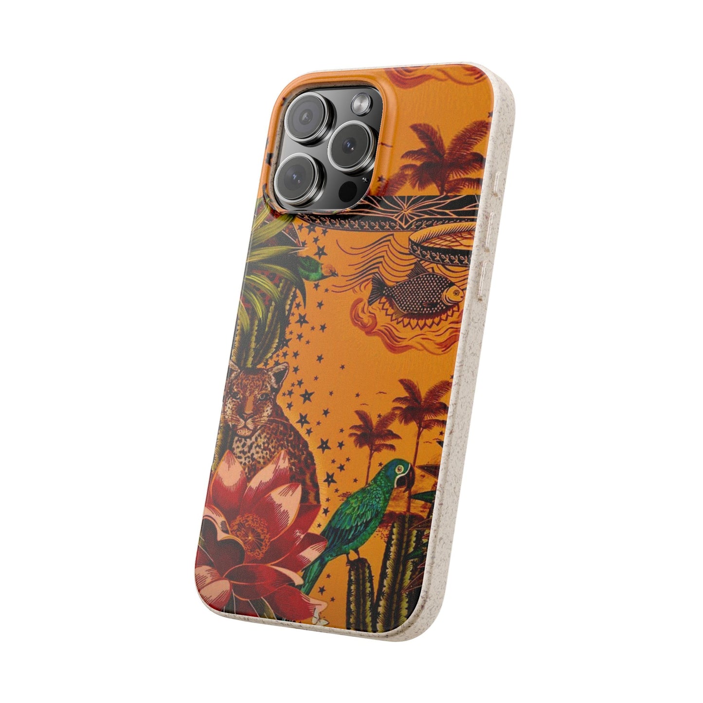🌿 Fundas Biodegradables – Pintura de la Amazonía | Funda Ecológica para iPhone y Samsung