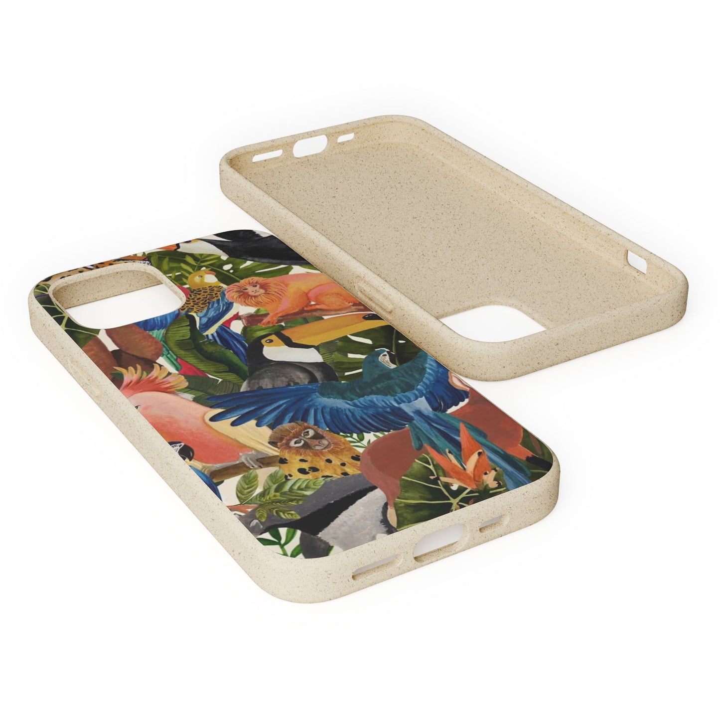 Funda Biodegradable | Pintura Aves de la Amazonía | iPhone y Samsung