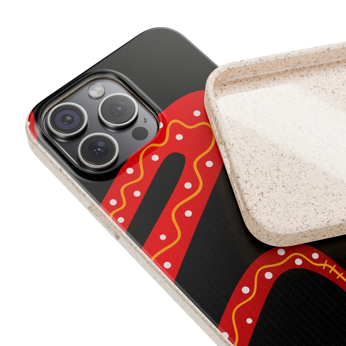 Funda de móvil biodegradable - Wiyu - "La serpiente emplumada" – Serie Amazonía