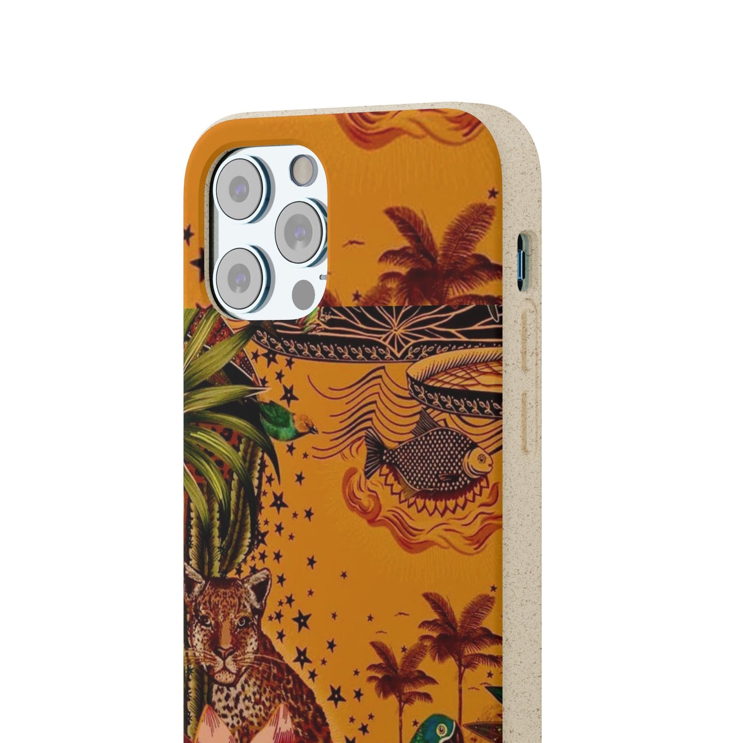 🌿 Fundas Biodegradables – Pintura de la Amazonía | Funda Ecológica para iPhone y Samsung