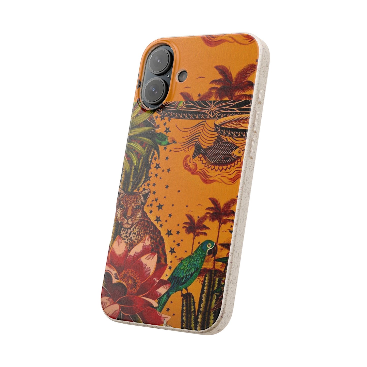 🌿 Fundas Biodegradables – Pintura de la Amazonía | Funda Ecológica para iPhone y Samsung
