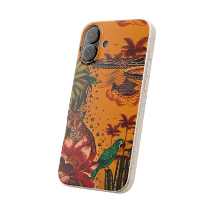 🌿 Fundas Biodegradables – Pintura de la Amazonía | Funda Ecológica para iPhone y Samsung