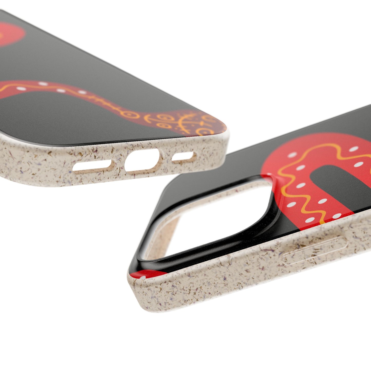 Funda de móvil biodegradable - Wiyu - "La serpiente emplumada" – Serie Amazonía