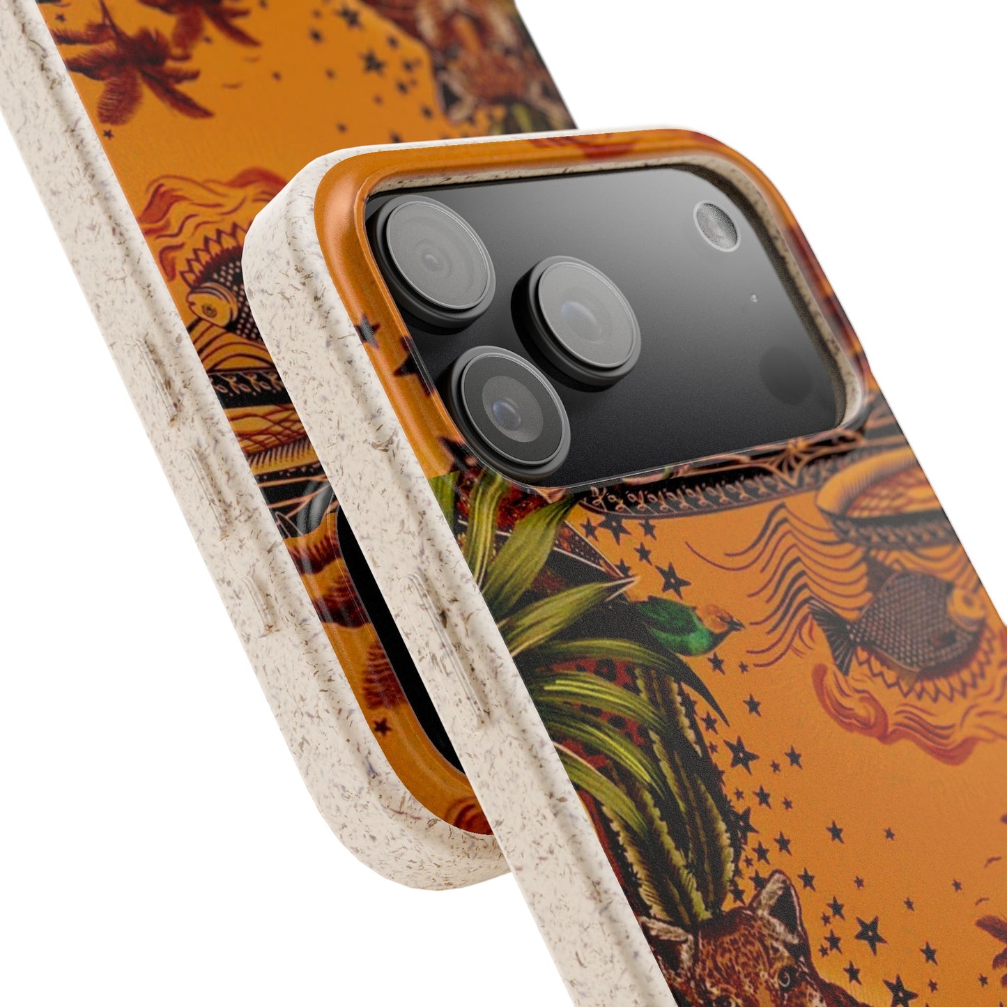 🌿 Fundas Biodegradables – Pintura de la Amazonía | Funda Ecológica para iPhone y Samsung