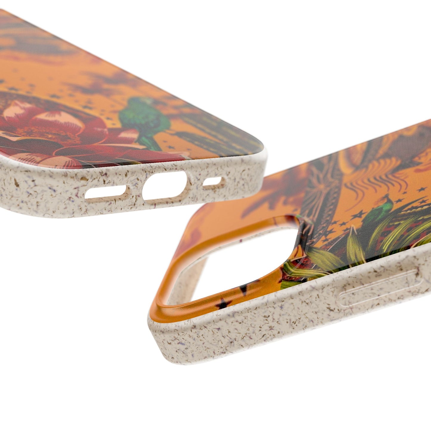 🌿 Fundas Biodegradables – Pintura de la Amazonía | Funda Ecológica para iPhone y Samsung