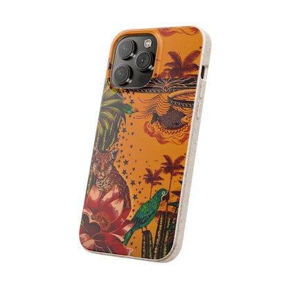 🌿 Fundas Biodegradables – Pintura de la Amazonía | Funda Ecológica para iPhone y Samsung