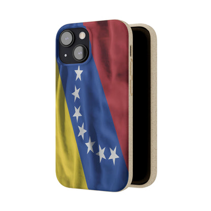 Funda Biodegradable | Bandera de Venezuela – 7 Estrellas | iPhone y Samsung