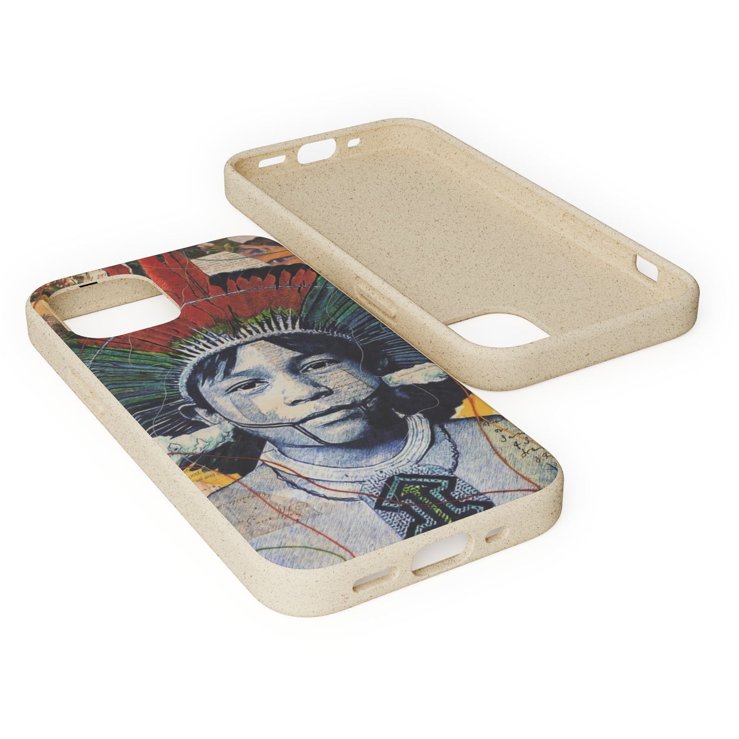 Fundas Biodegradables – collage de la Amazonía | Funda Ecológica para iPhone y Samsung