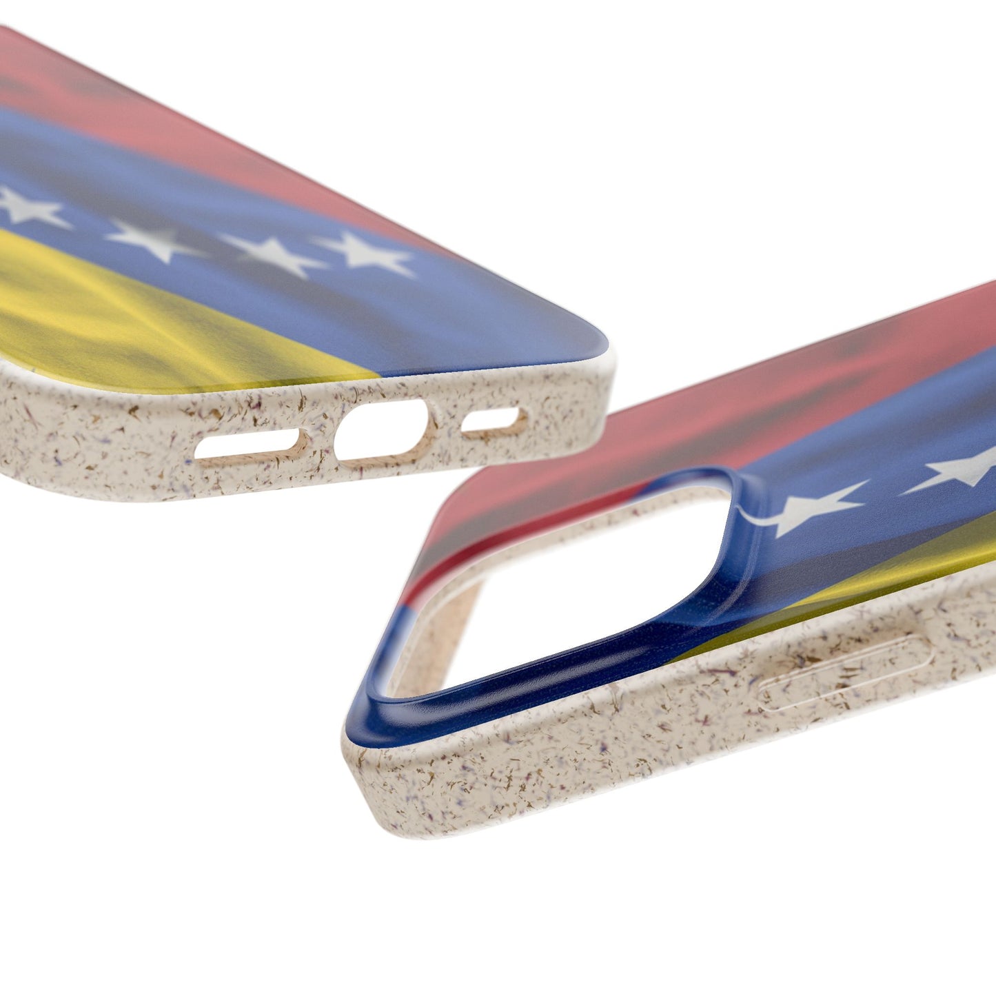 Forro para Celular Bandera de Venezuela | 7 Estrellas | Biodegradable | Personalízalo con tus iniciales o nombre