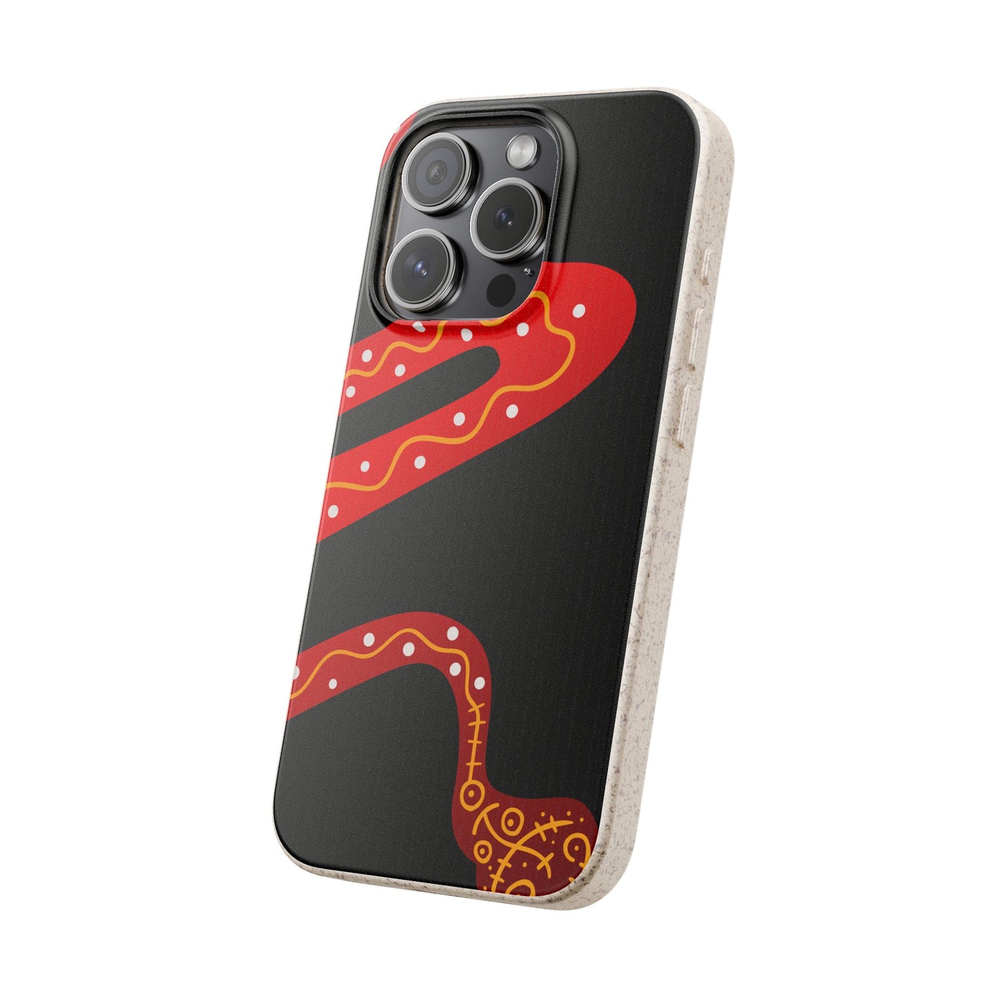 Funda de móvil biodegradable - Wiyu - "La serpiente emplumada" – Serie Amazonía
