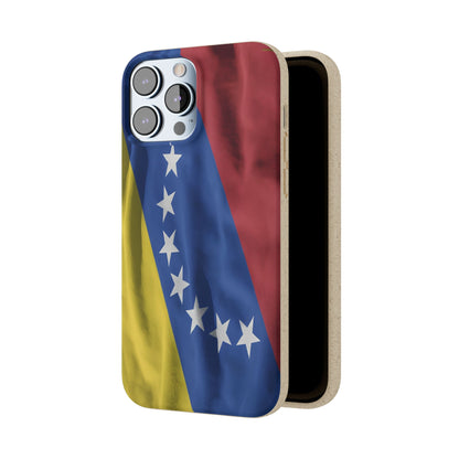 Funda Biodegradable | Bandera de Venezuela – 7 Estrellas | iPhone y Samsung