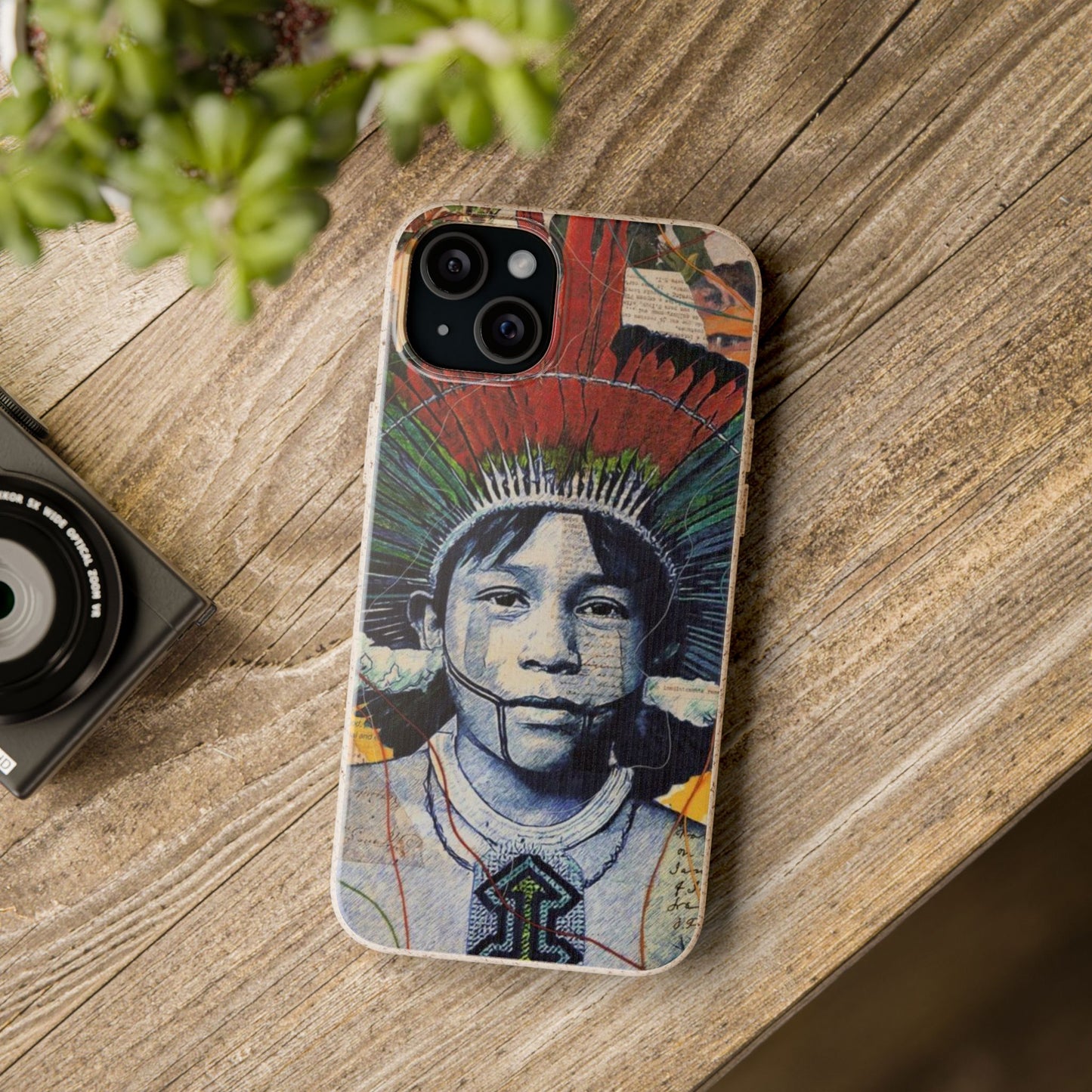 Fundas Biodegradables – collage de la Amazonía | Funda Ecológica para iPhone y Samsung