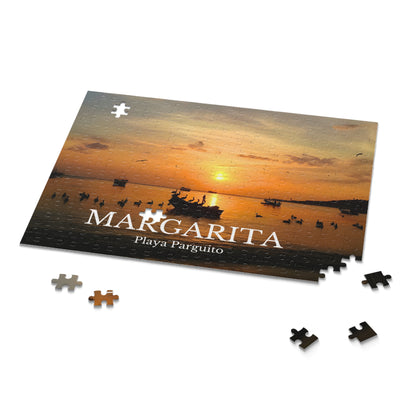 🧩 Rompecabezas Playa Parguito, Isla de Margarita | Fotografía Original – Venezuela Caribe (120, 252 o 500 Piezas)