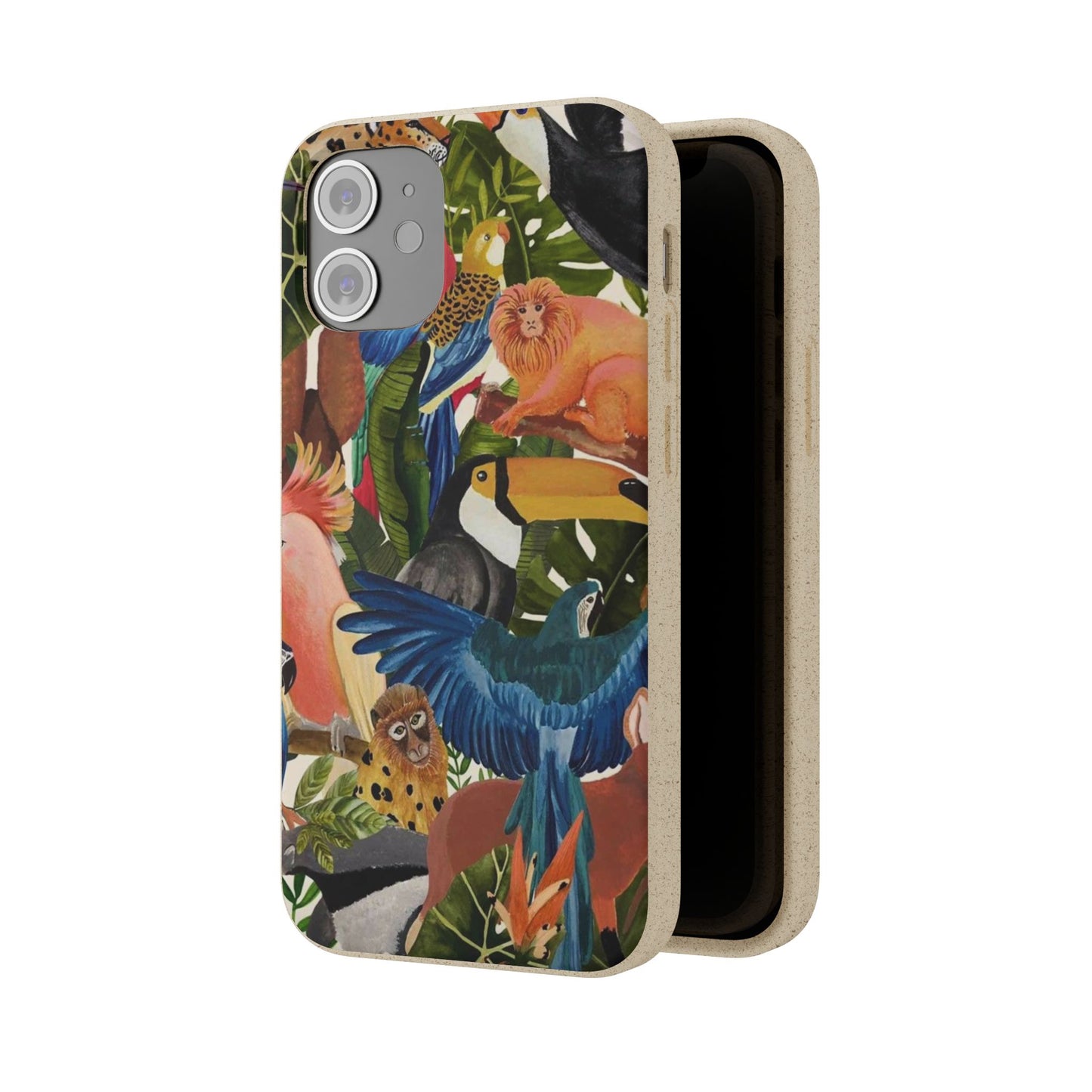 Funda Biodegradable | Pintura Aves de la Amazonía | iPhone y Samsung