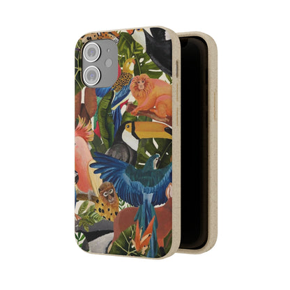 Funda Biodegradable | Pintura Aves de la Amazonía | iPhone y Samsung