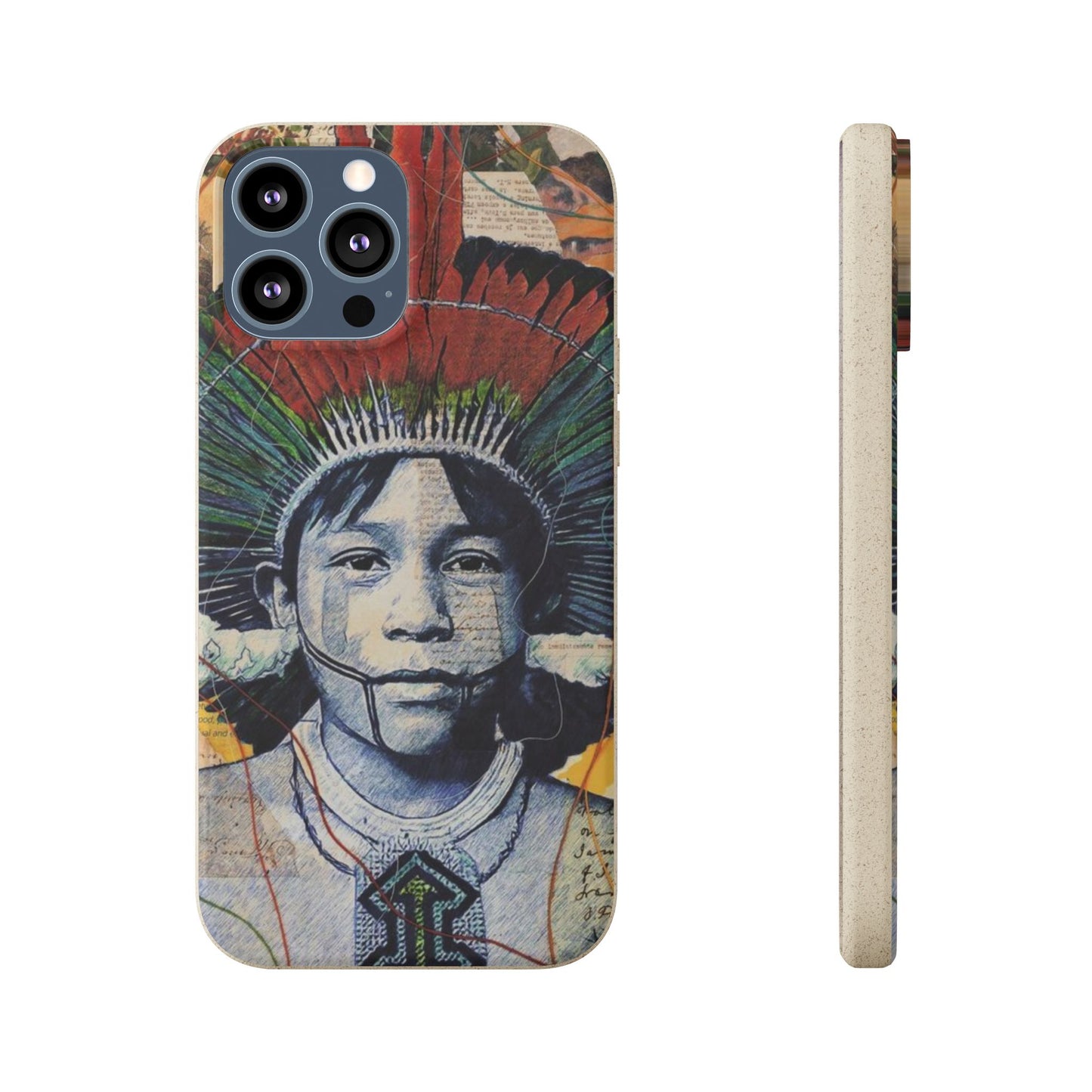 Fundas Biodegradables – collage de la Amazonía | Funda Ecológica para iPhone y Samsung