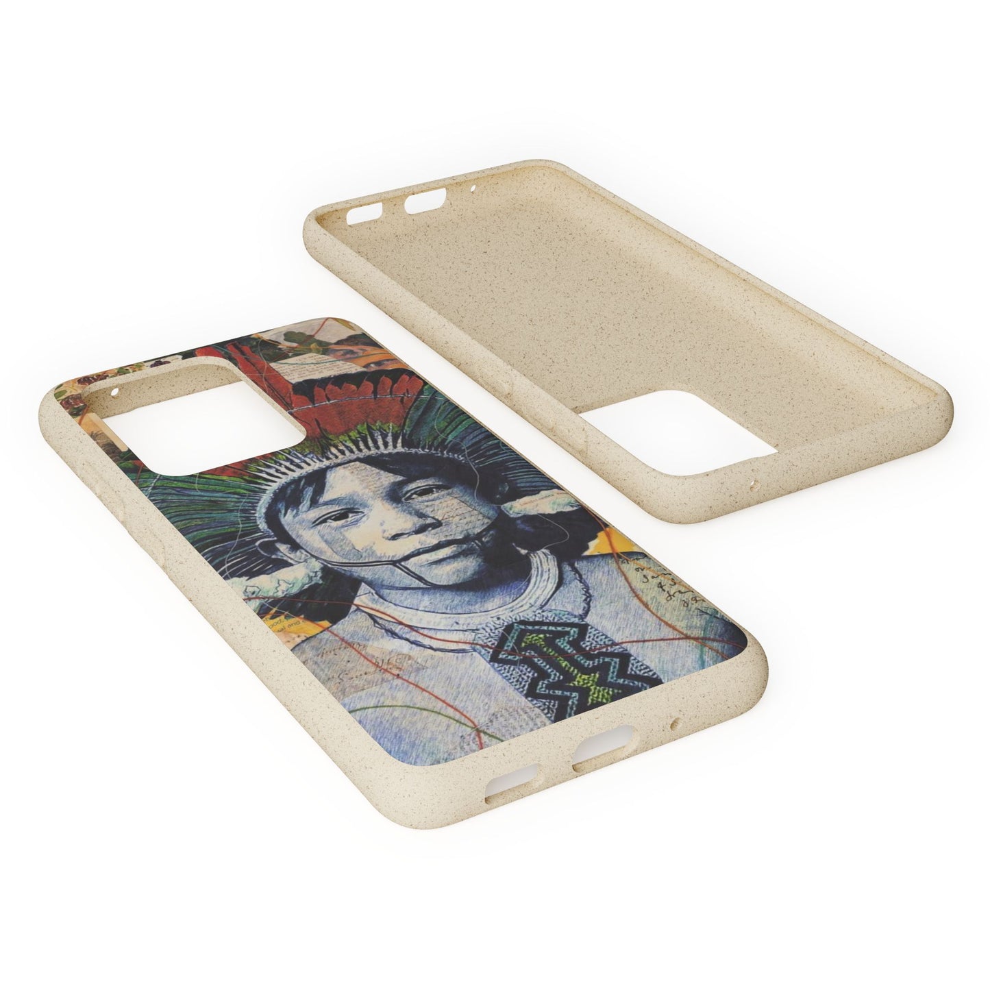 Fundas Biodegradables – collage de la Amazonía | Funda Ecológica para iPhone y Samsung