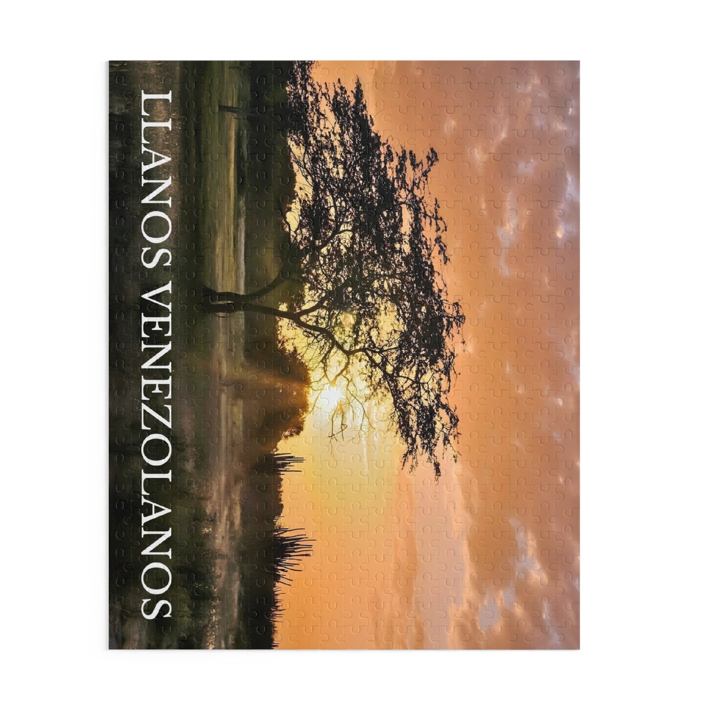 Rompecabezas Atardecer en los Llanos Venezolanos | Paisaje Natural de Venezuela (120, 252 o 500 Piezas)