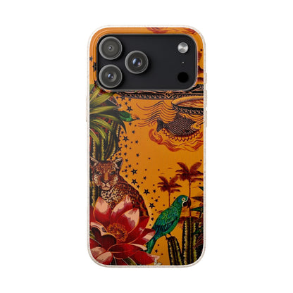 🌿 Fundas Biodegradables – Pintura de la Amazonía | Funda Ecológica para iPhone y Samsung