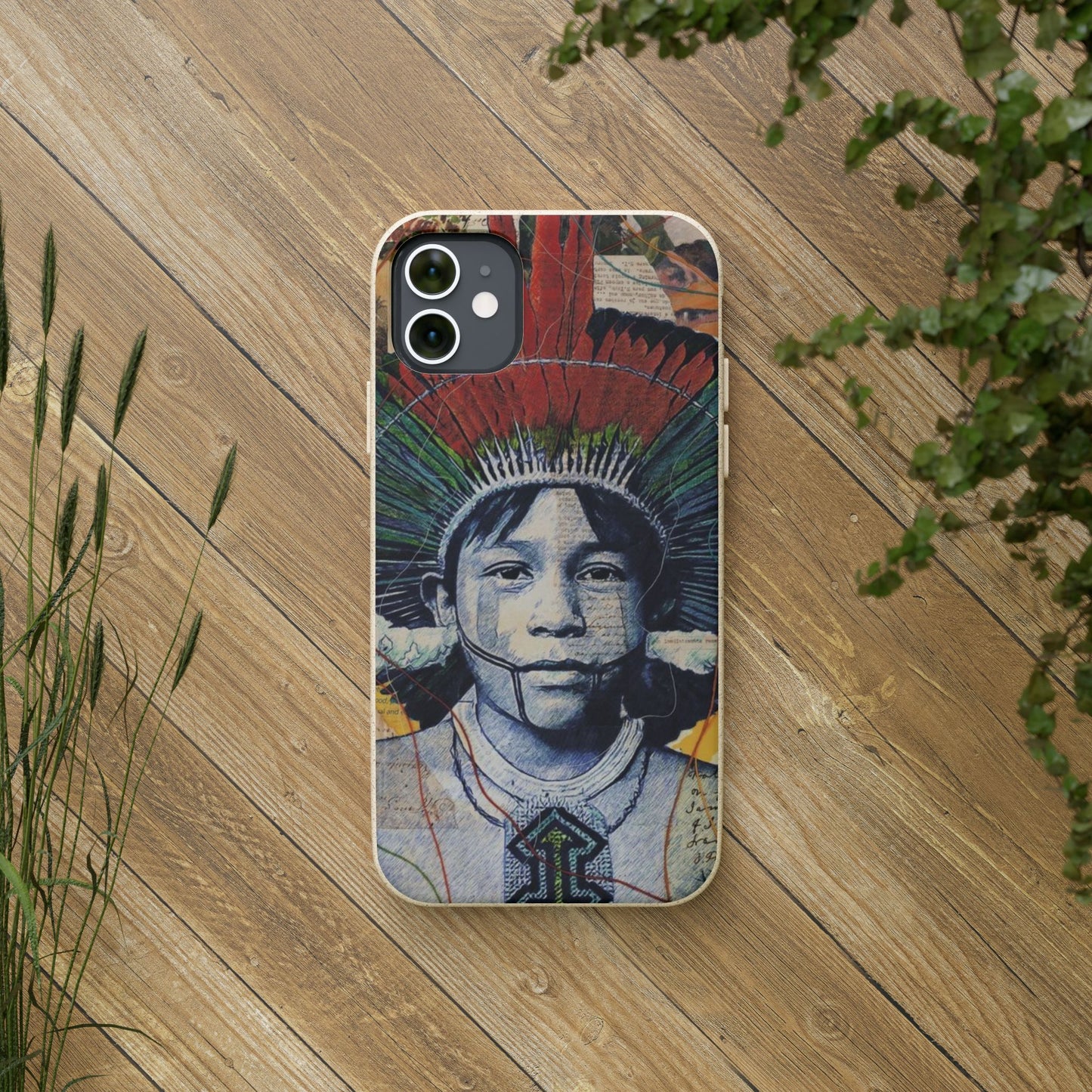 Fundas Biodegradables – collage de la Amazonía | Funda Ecológica para iPhone y Samsung