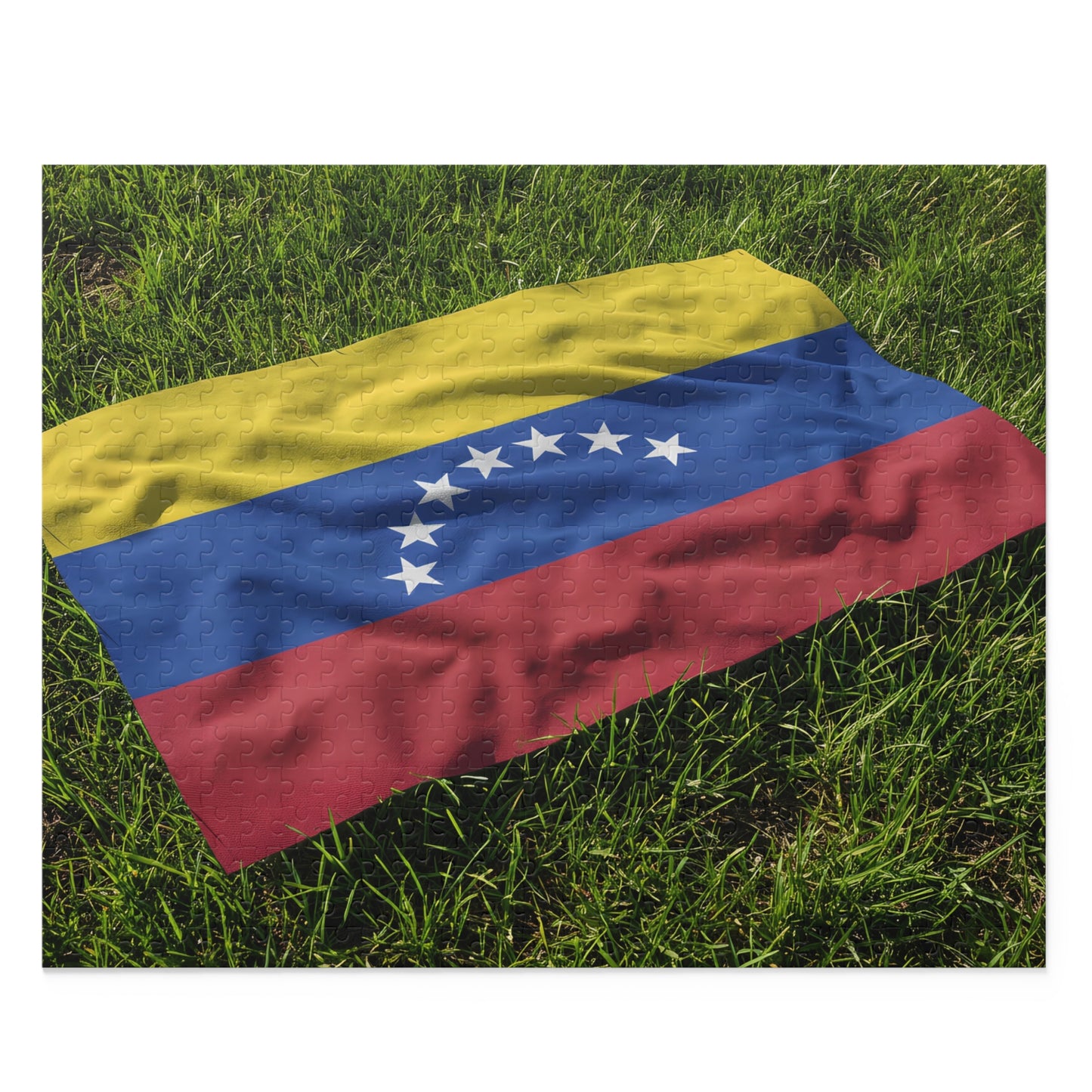 🧩 Rompecabezas Bandera de Venezuela | Puzzle "Seremos Libres" (120, 252 o 500 Piezas)