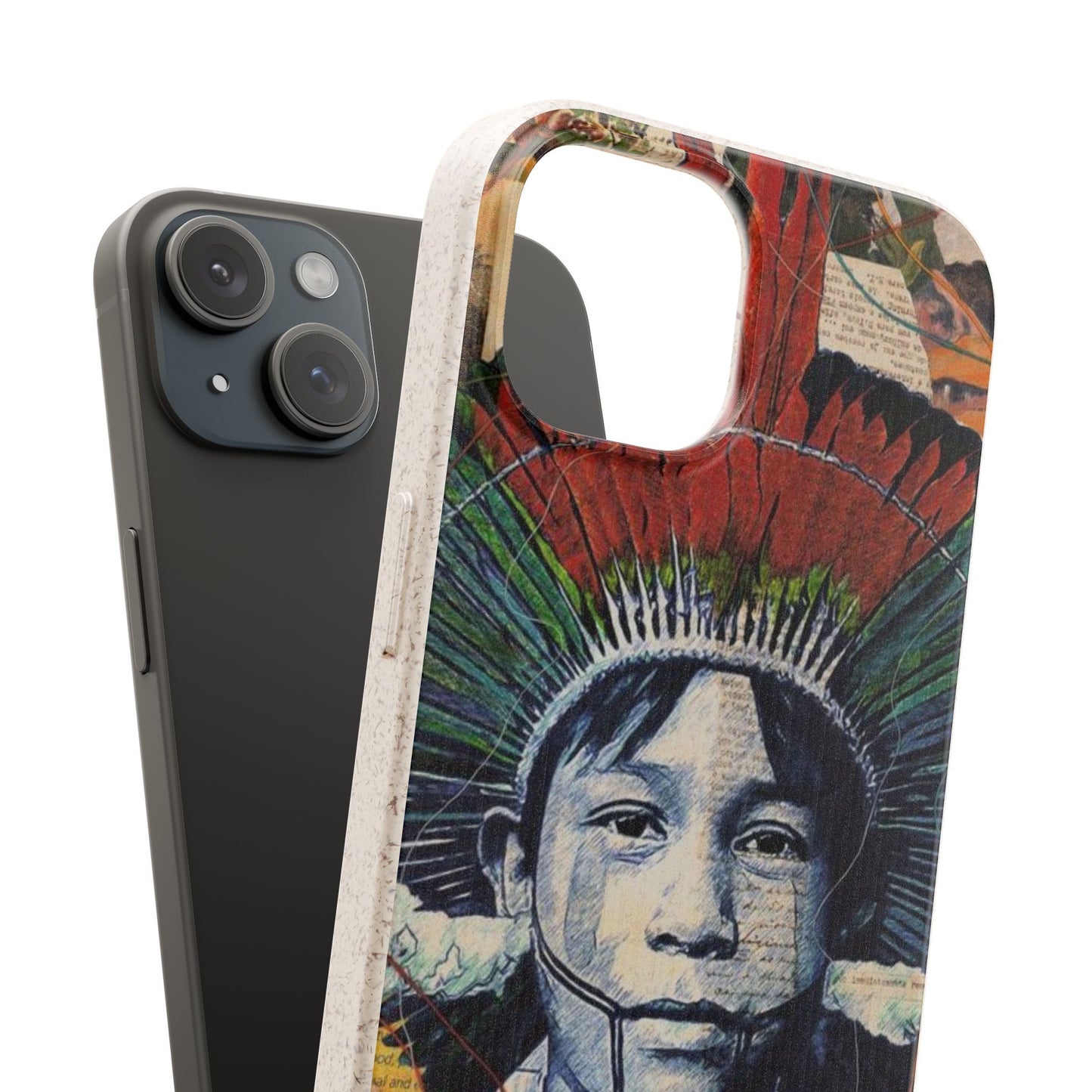 Fundas Biodegradables – collage de la Amazonía | Funda Ecológica para iPhone y Samsung