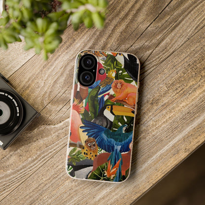 Funda Biodegradable | Pintura Aves de la Amazonía | iPhone y Samsung