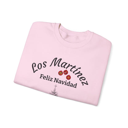 Sudadera Navideña Personalizada — Con tu mensaje y nombre