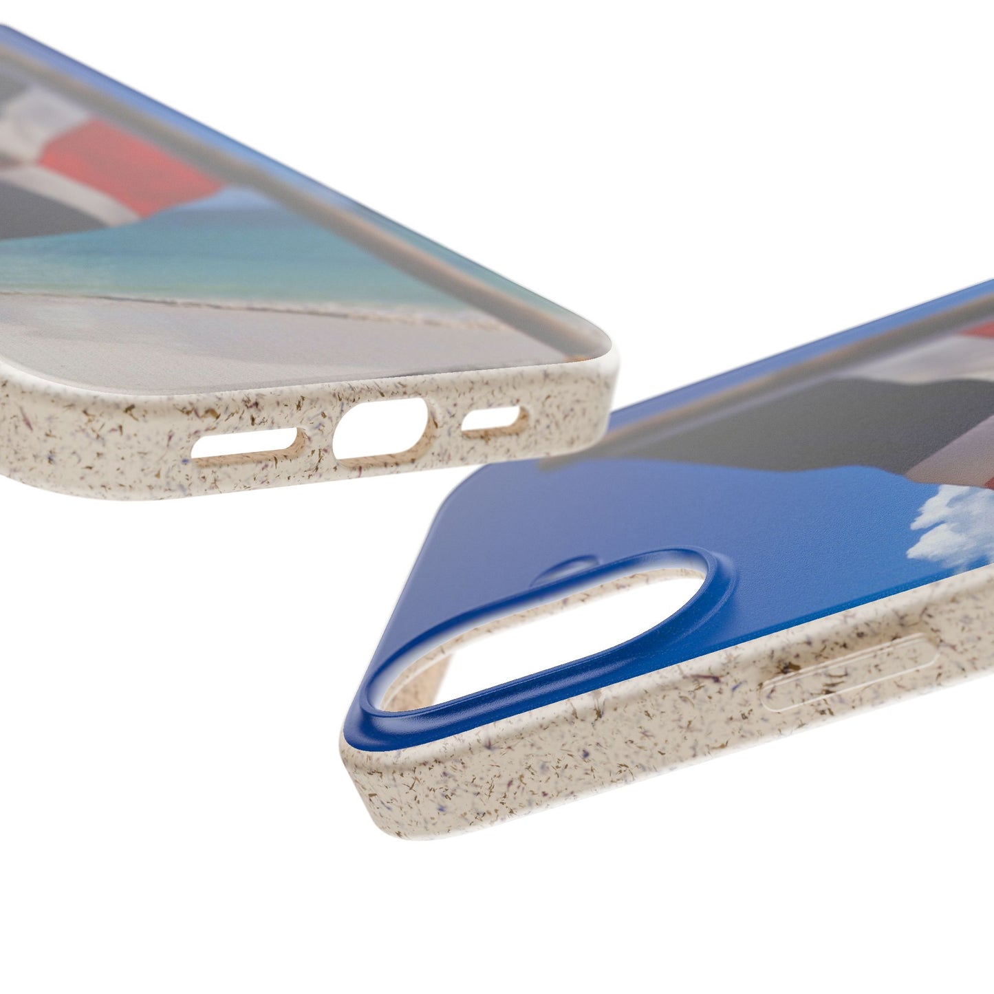 Funda Biodegradable | Bandera de RD en la Playa 🇩🇴 | iPhone y Samsung