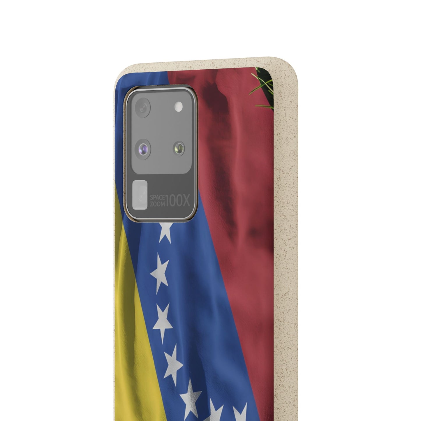Forro para Celular Bandera de Venezuela | 7 Estrellas | Biodegradable | Personalízalo con tus iniciales o nombre