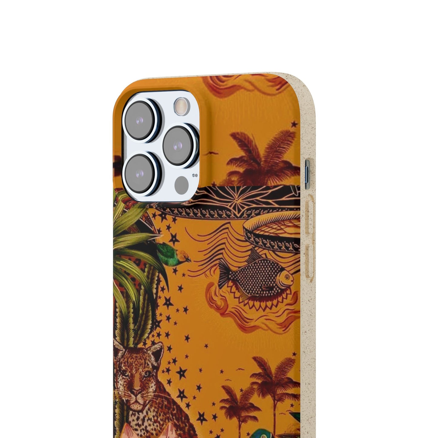 🌿 Fundas Biodegradables – Pintura de la Amazonía | Funda Ecológica para iPhone y Samsung