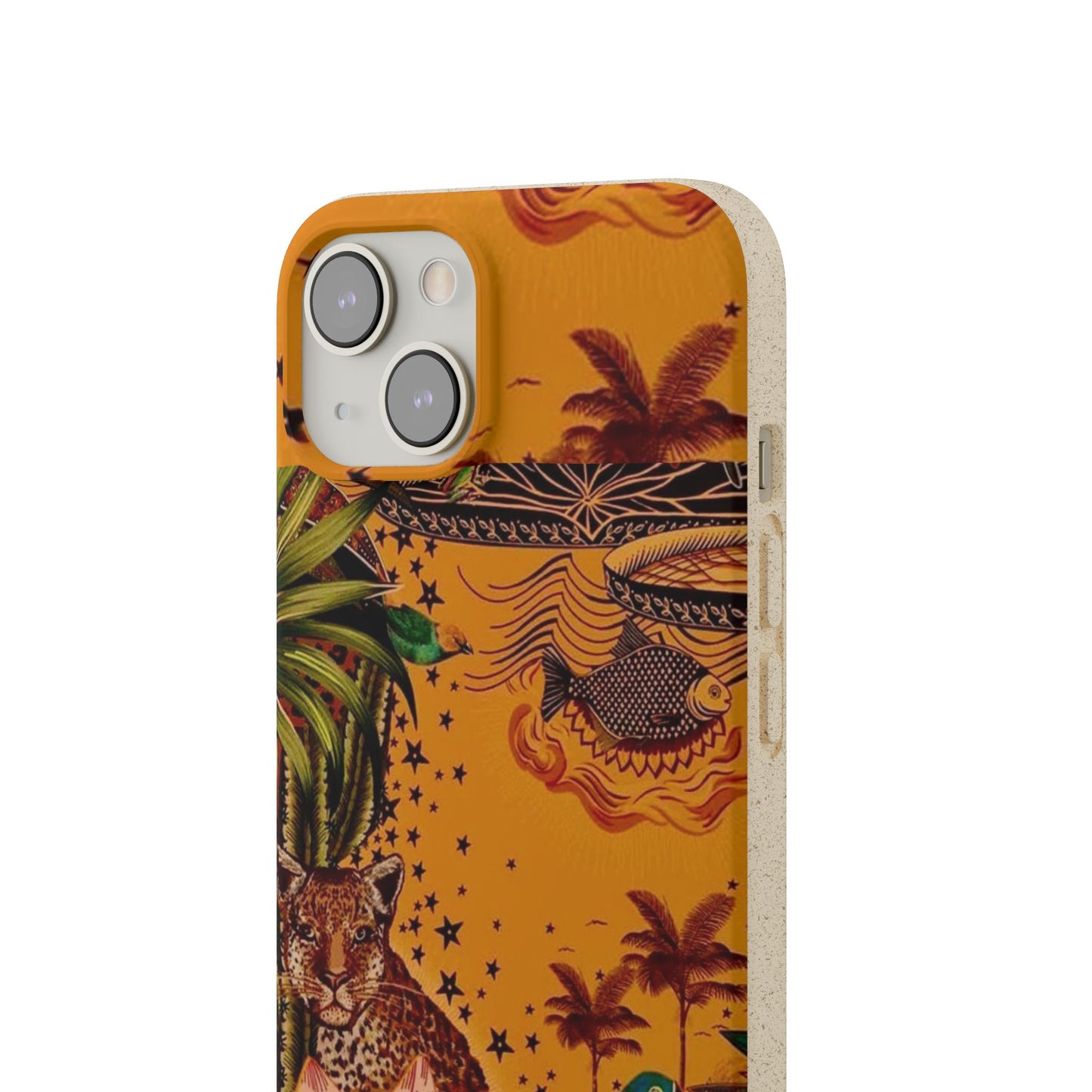 🌿 Fundas Biodegradables – Pintura de la Amazonía | Funda Ecológica para iPhone y Samsung
