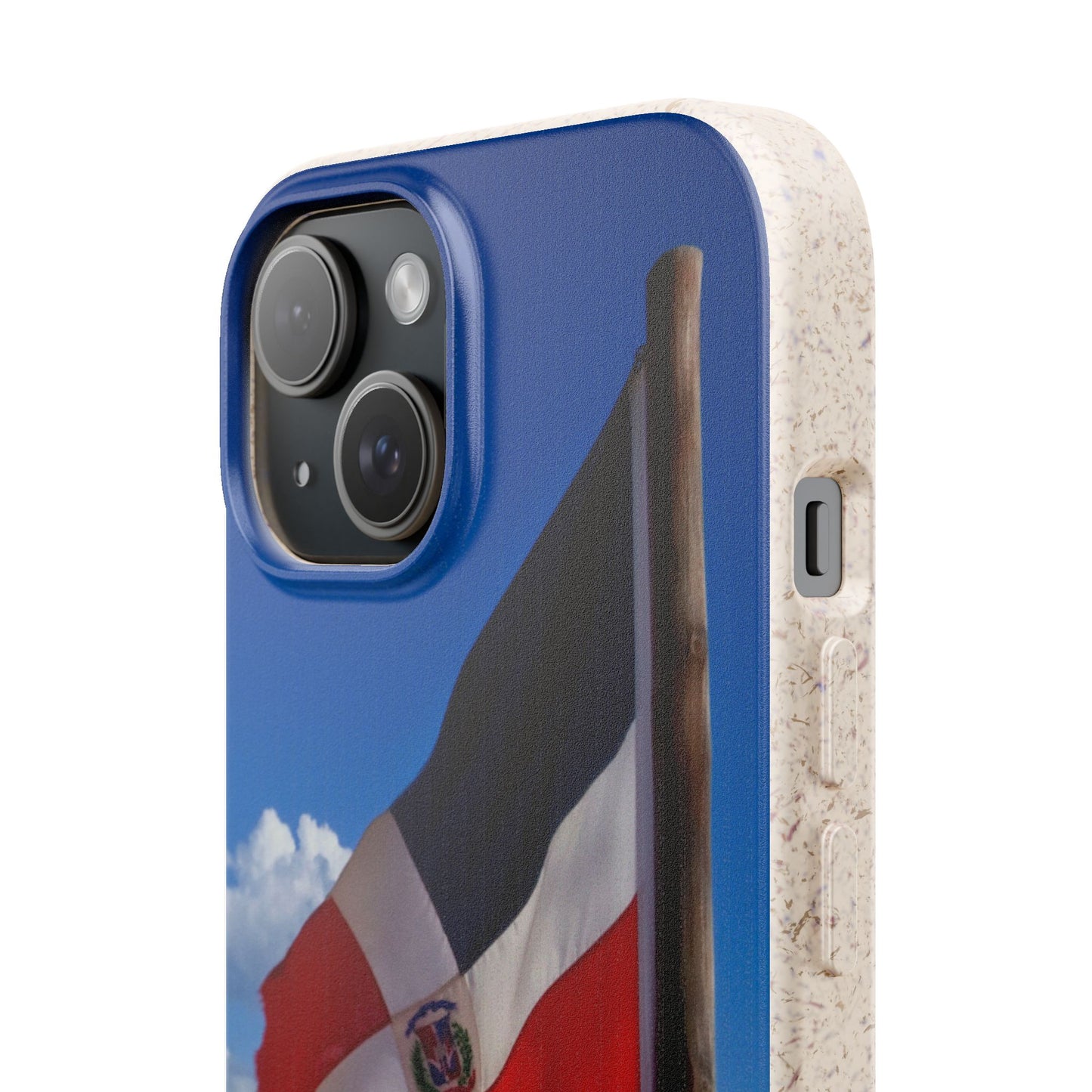 Funda Biodegradable | Bandera de RD en la Playa 🇩🇴 | iPhone y Samsung