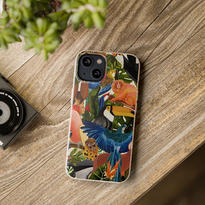 Funda Biodegradable | Pintura Aves de la Amazonía | iPhone y Samsung