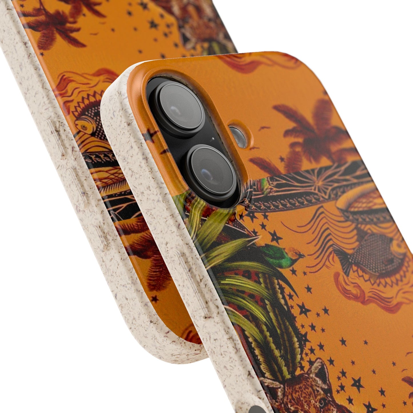 🌿 Fundas Biodegradables – Pintura de la Amazonía | Funda Ecológica para iPhone y Samsung