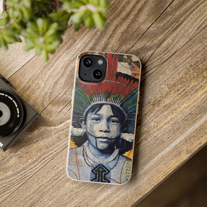 Fundas Biodegradables – collage de la Amazonía | Funda Ecológica para iPhone y Samsung