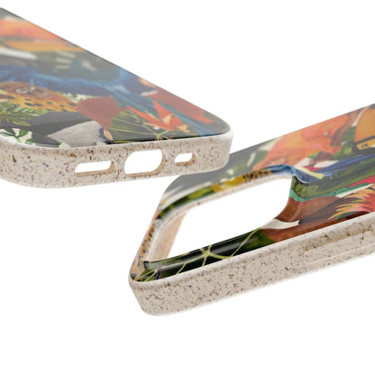 Funda Biodegradable | Pintura Aves de la Amazonía | iPhone y Samsung