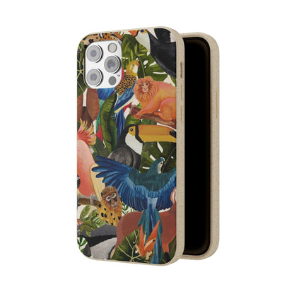 Funda Biodegradable | Pintura Aves de la Amazonía | iPhone y Samsung