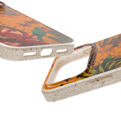 🌿 Fundas Biodegradables – Pintura de la Amazonía | Funda Ecológica para iPhone y Samsung