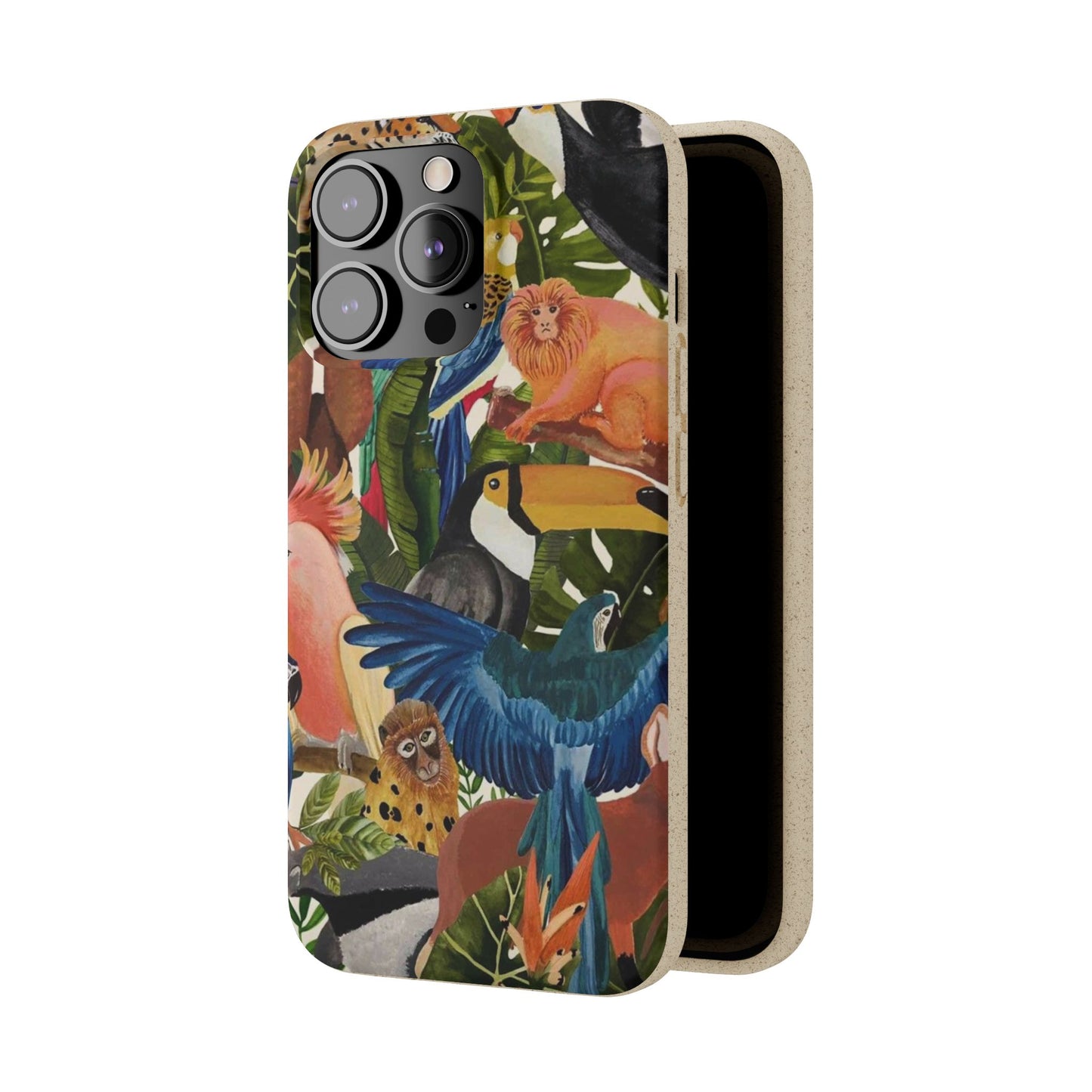 Funda Biodegradable | Pintura Aves de la Amazonía | iPhone y Samsung