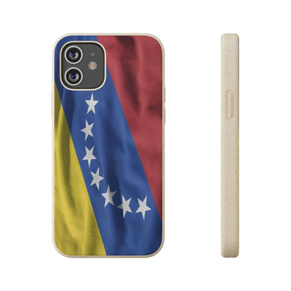 Funda Biodegradable | Bandera de Venezuela – 7 Estrellas | iPhone y Samsung