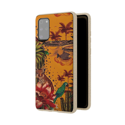 🌿 Fundas Biodegradables – Pintura de la Amazonía | Funda Ecológica para iPhone y Samsung