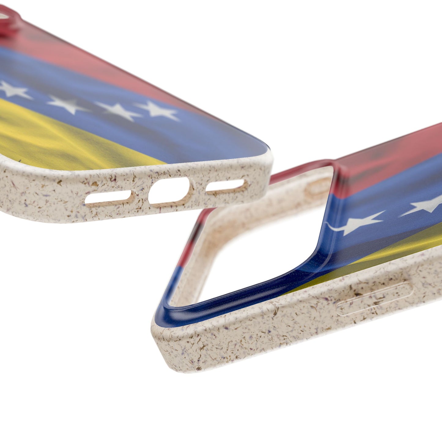 Forro para Celular Bandera de Venezuela | 7 Estrellas | Biodegradable | Personalízalo con tus iniciales o nombre