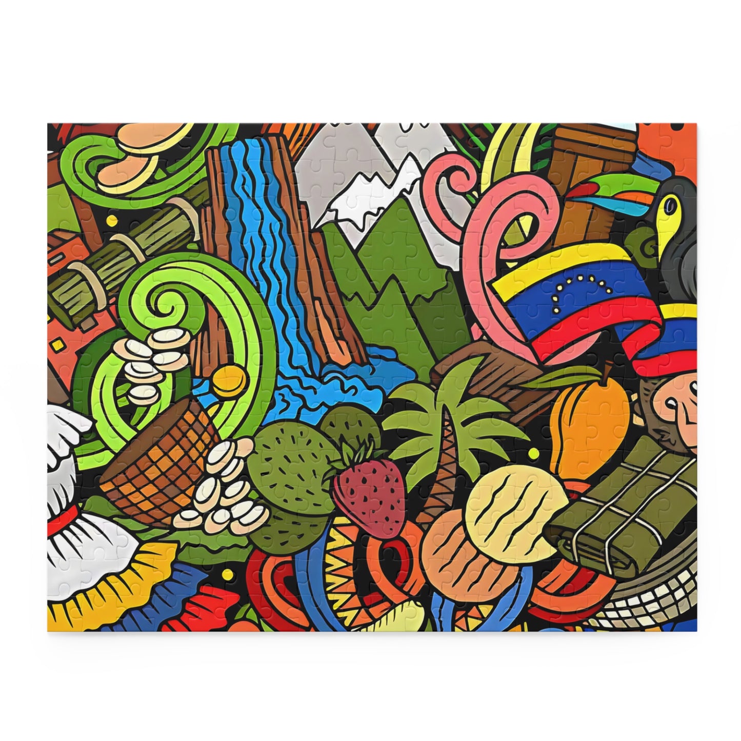 Puzzle Artístico de Venezuela | Rompecabezas Cultural Venezolano de 120, 252 y 500 Piezas
