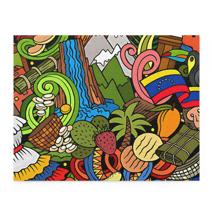 Puzzle Artístico de Venezuela | Rompecabezas Cultural Venezolano de 120, 252 y 500 Piezas