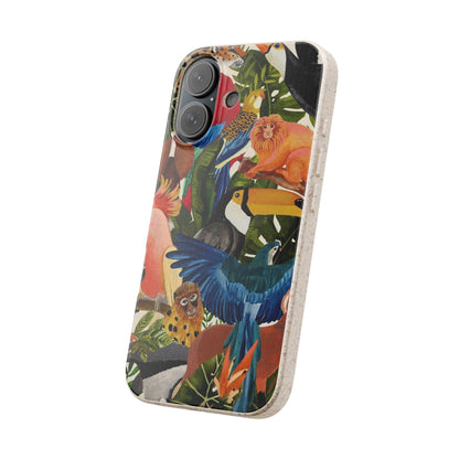 Funda Biodegradable | Pintura Aves de la Amazonía | iPhone y Samsung