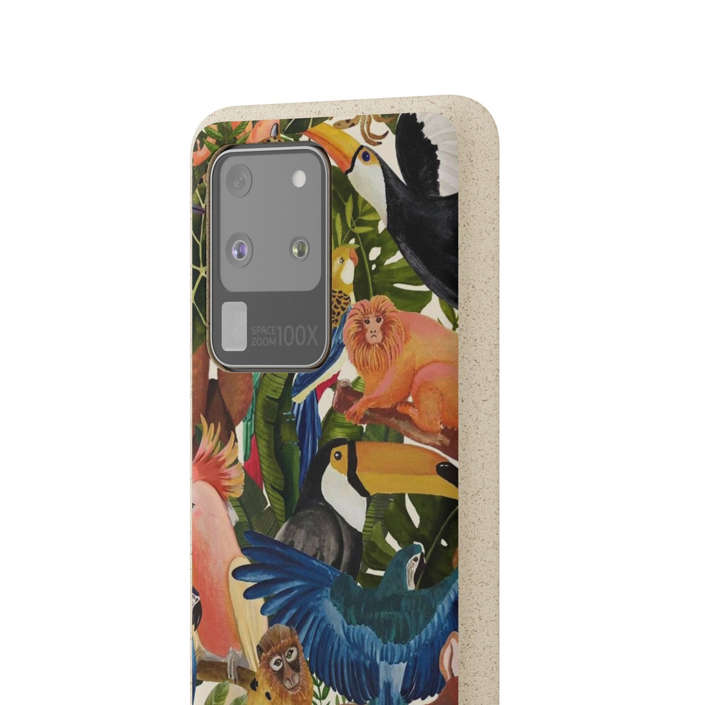 Funda Biodegradable | Pintura Aves de la Amazonía | iPhone y Samsung