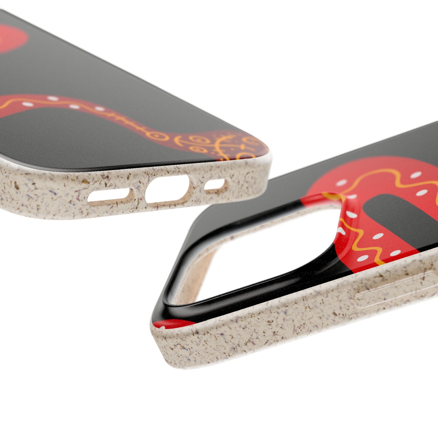 Funda de móvil biodegradable - Wiyu - "La serpiente emplumada" – Serie Amazonía