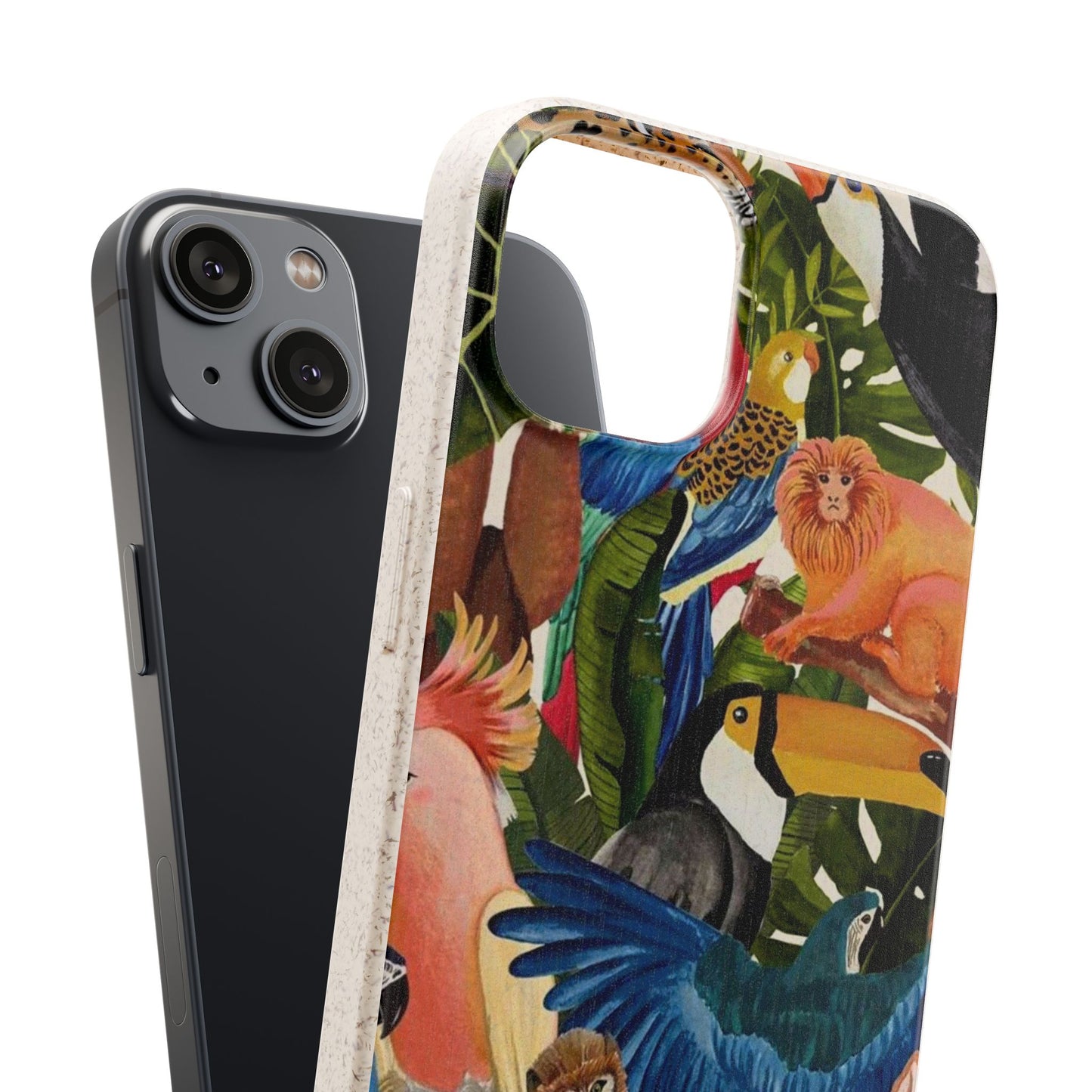 Funda Biodegradable | Pintura Aves de la Amazonía | iPhone y Samsung