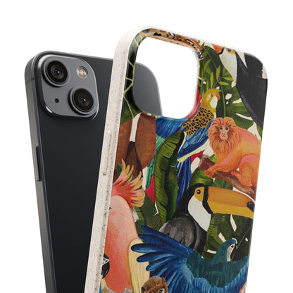 Funda Biodegradable | Pintura Aves de la Amazonía | iPhone y Samsung